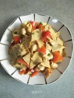 Sweet pepper dry tofu