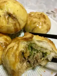 Garlic porridge buns
