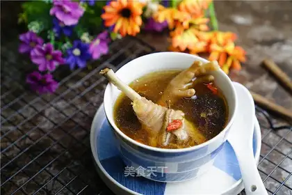 Roast leg soup