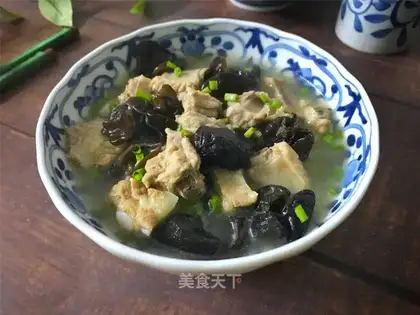 Salted meat stew ribs