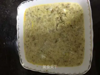 Pork steamed eggs
