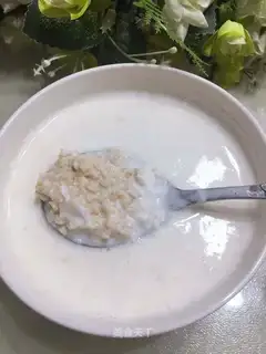 Milk oatmeal