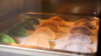 Colored dumplings