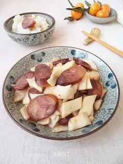 Weenie fried abalone mushrooms