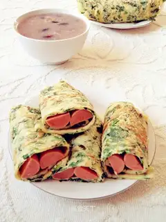 Celery ham rolls