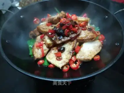Dry pan tofu