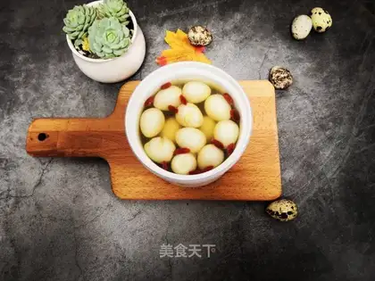 Sweet quail eggs