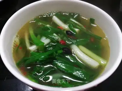 Bean onion soup