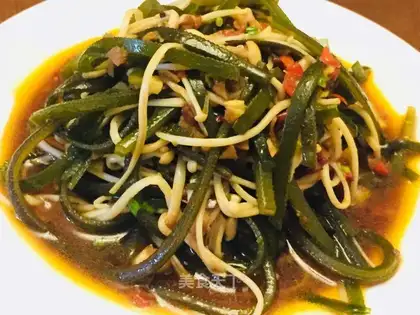 Spicy sea belt silk needle mushrooms