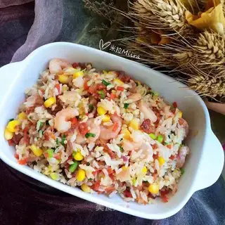 Weenie shrimp fried rice