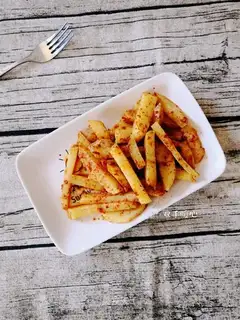 It's hot and dry potatoes