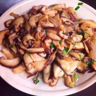 Five flowers, fried mushrooms