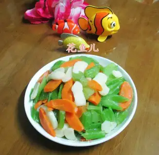 Carrot's fried celery