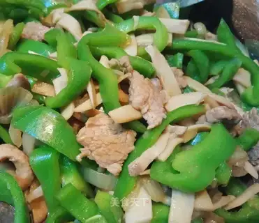 Pyre apricot and fried meat