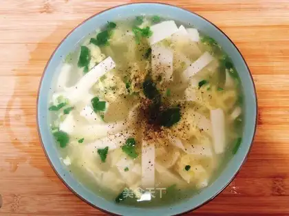 Egg tofu soup