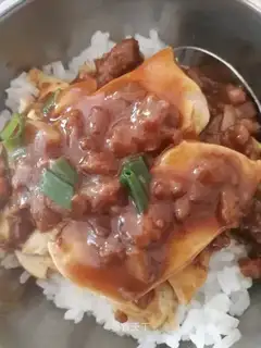 Beef steam tofu
