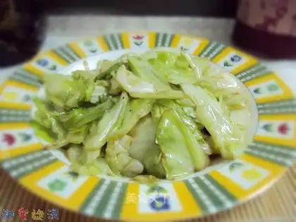stir-fried cabbage