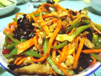 fish-flavored pork