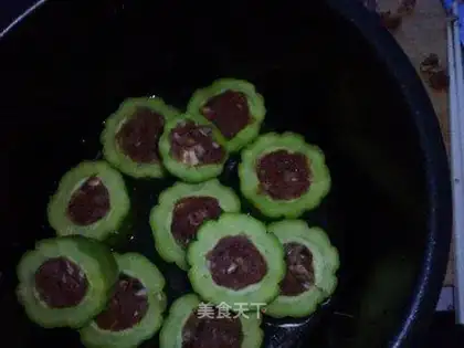 Stuffed bitter gourd