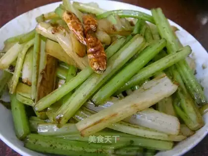 stir-fried celery