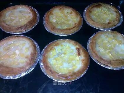 sweet potato egg tarts