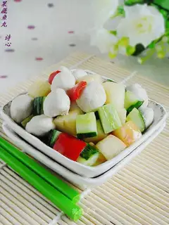 Fruit and vegetable fish balls