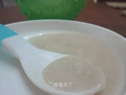 Banana millet porridge