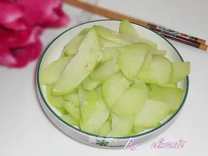 stir-fried bergamot with garlic