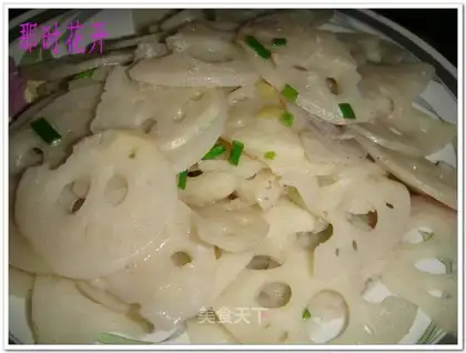 stir-fried lotus root slices