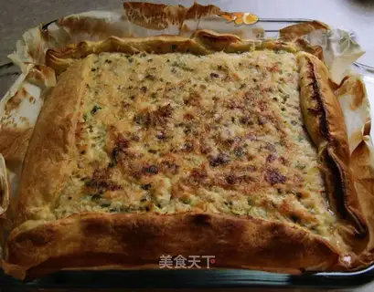 Vanilla salmon pie