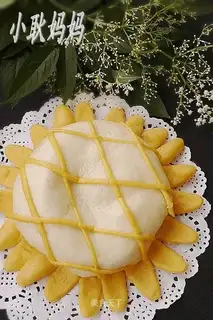 Sunflower bean paste bun