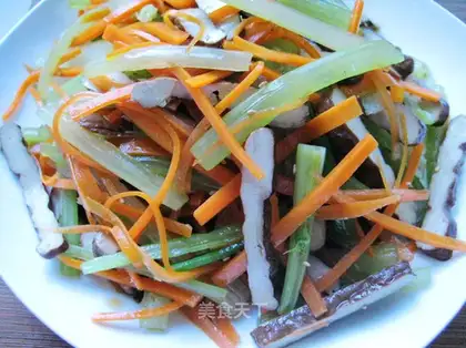 Cold and dried celery