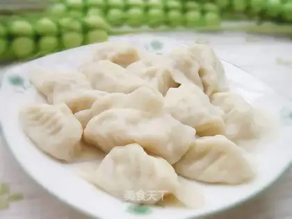 Big dumplings stuffed with bamboo shoots and vegetables