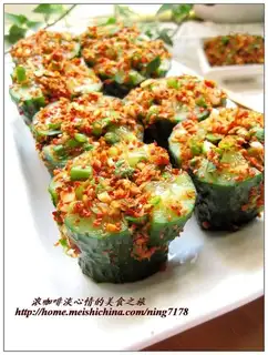 Korean cucumber kimchi
