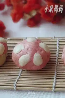 Red umbrella mushroom