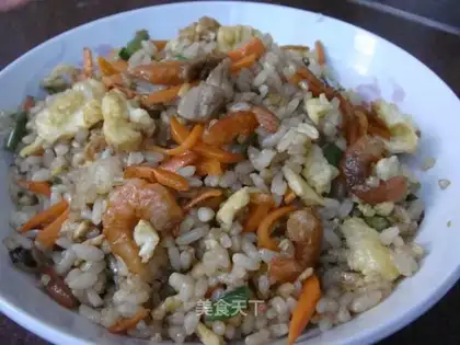 Three delicacies fried rice