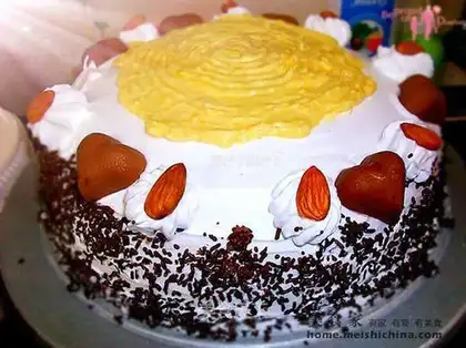 Durian cream cake