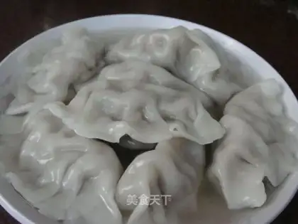 Celery stuffed dumplings