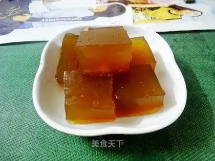 Brown sugar water chestnut cake