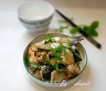 Fish head with soy sauce