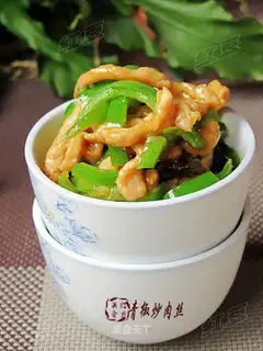 stir-fried shredded pork with green pepper