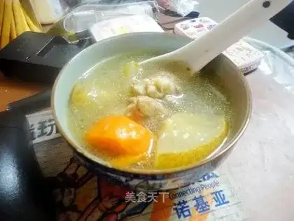 Apple pear pork bone soup