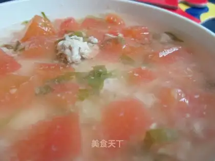 Tomato and celery lean meat soup