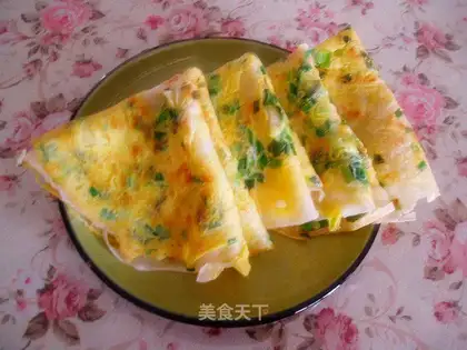 Leek egg cake