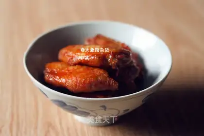 Roasted wings with honey sauce
