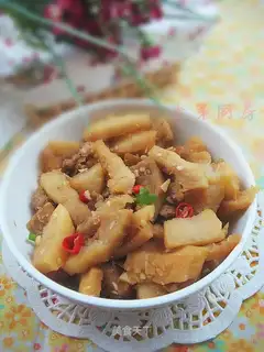 Sauteed grapefruit peel