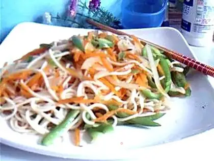 Three-silk soba noodle