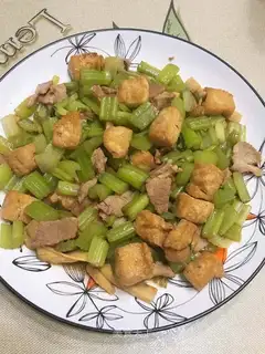 The tofu celery