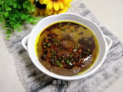 It's blood tofu