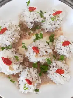 The rice meatballs